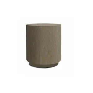 Hovedbilde  Qube Sidebord Ø55x55cm Muskat grov eikefiner